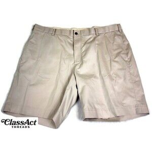 Brooks Brothers Shorts Mens Lightweight Advantage Chino Stretch Khaki Size 42